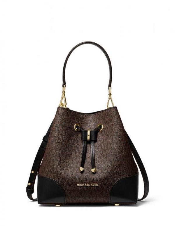 Michael Kors CB Bucket Coffee-Black With Dust Cover Carry Bag 168 Coffee Black