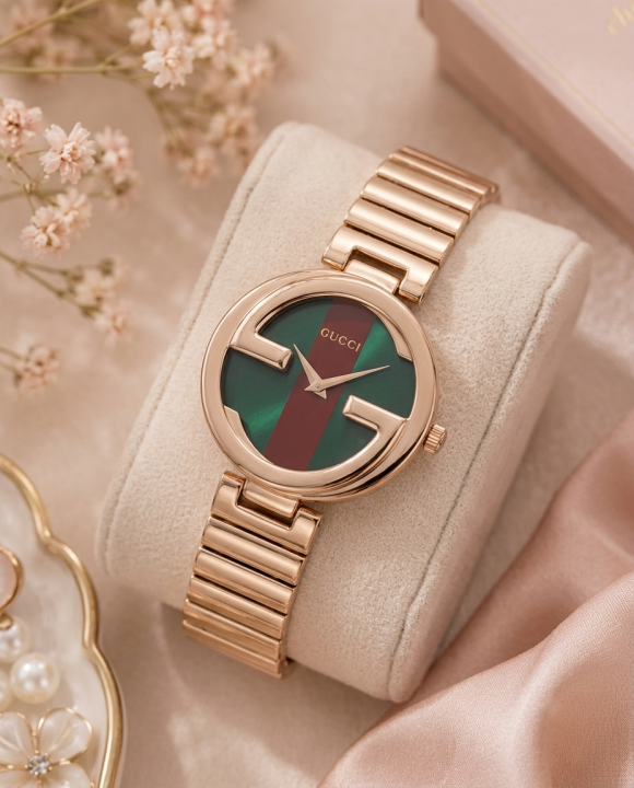 Gucci Interlocking G Plane Ring Rose Gold