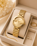 Gucci Interlocking G Plane Ring Gold Gold