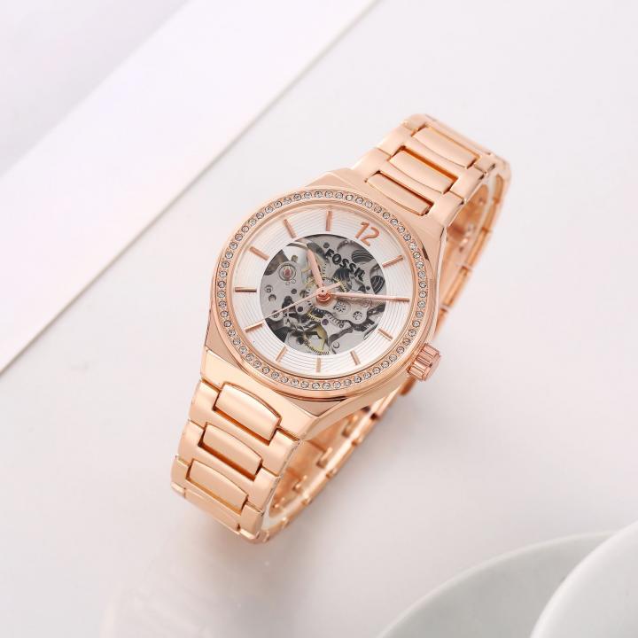 Fossil Eevie Automatic Copper White