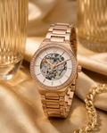 Fossil Eevie Automatic Copper White