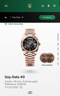 ROLEX ROMAN ROSE GOLD Black dial 003
