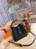 Coach bucket bag embossed with og box Black