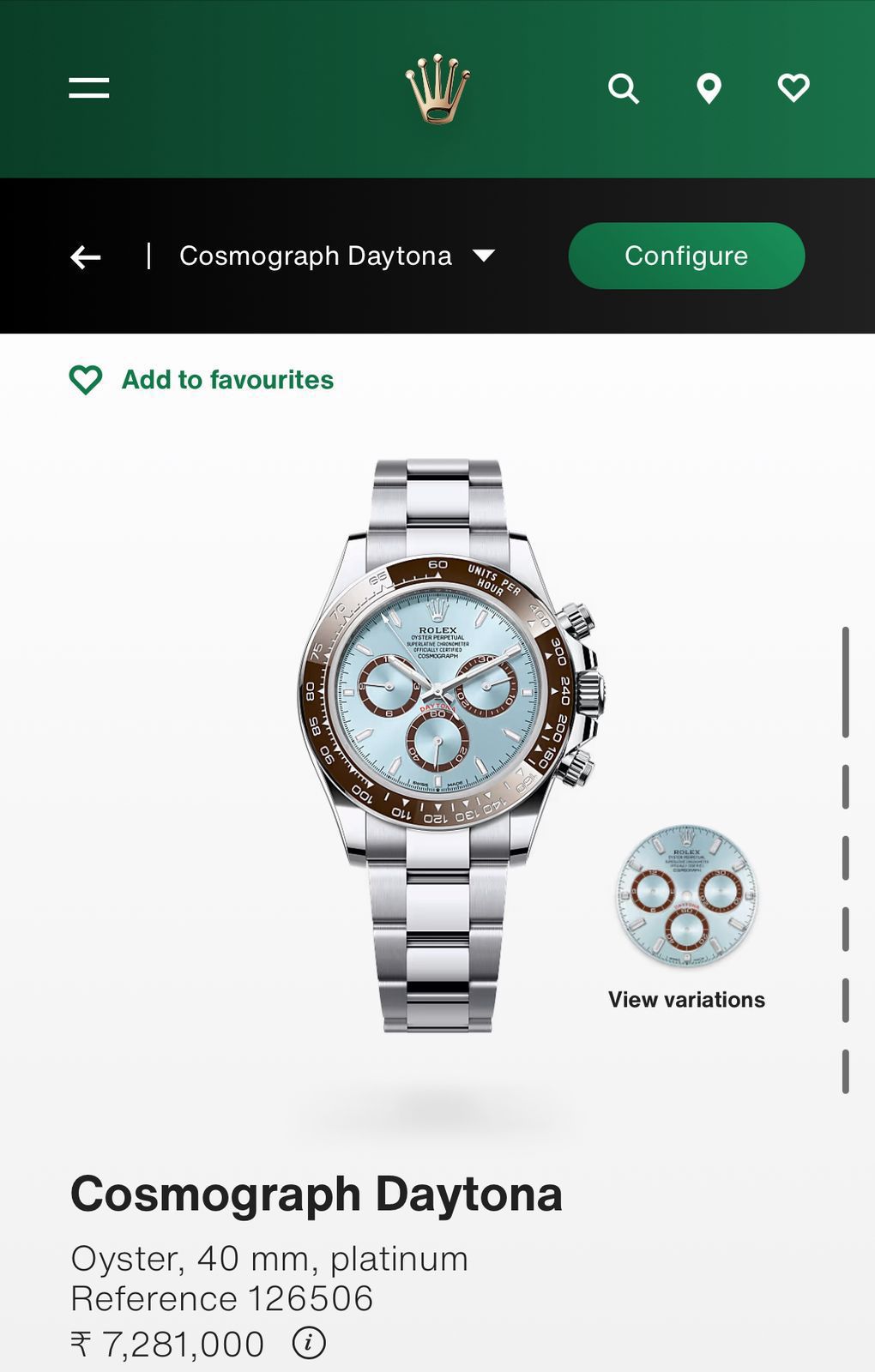 Chronograph Daytona Pemium Luxury Watch