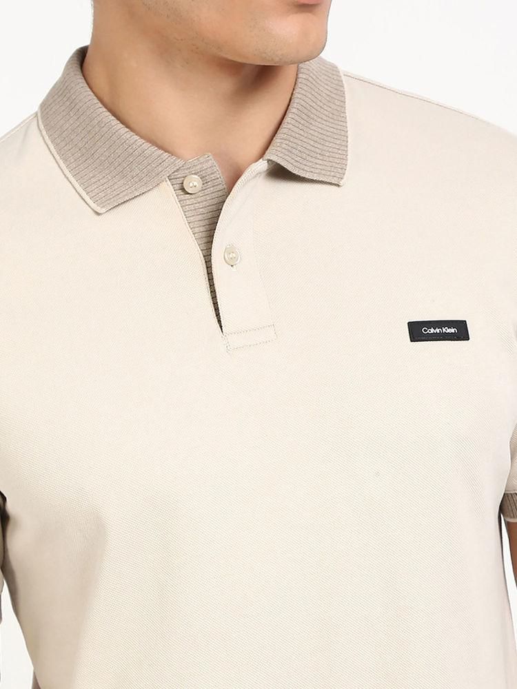 CK Beige Polo T-shirt