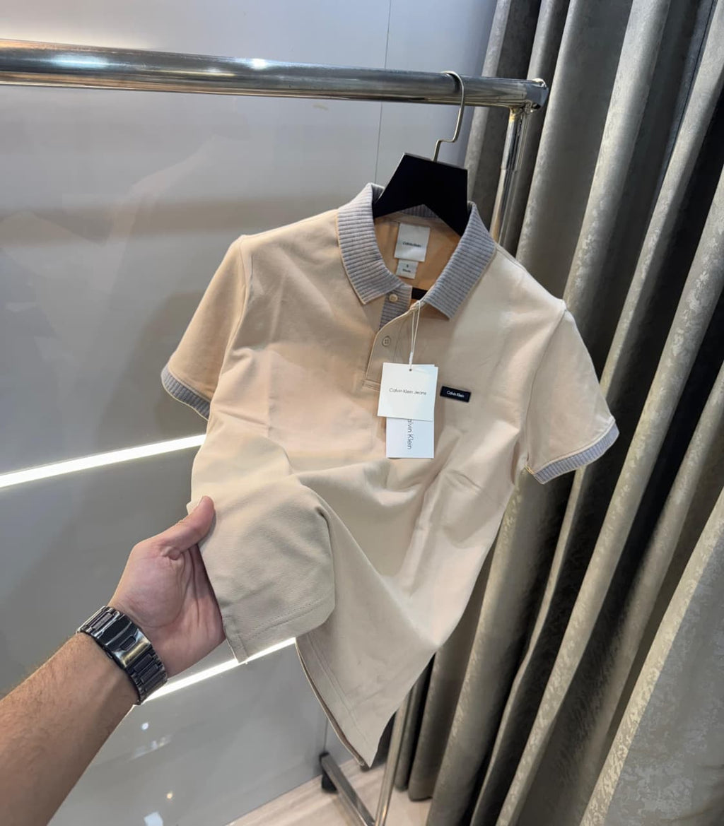CK Beige Polo T-shirt