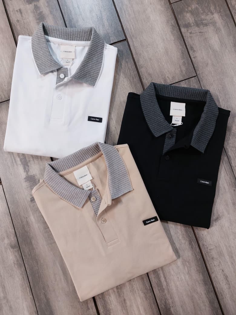 CK White Polo T-shirt