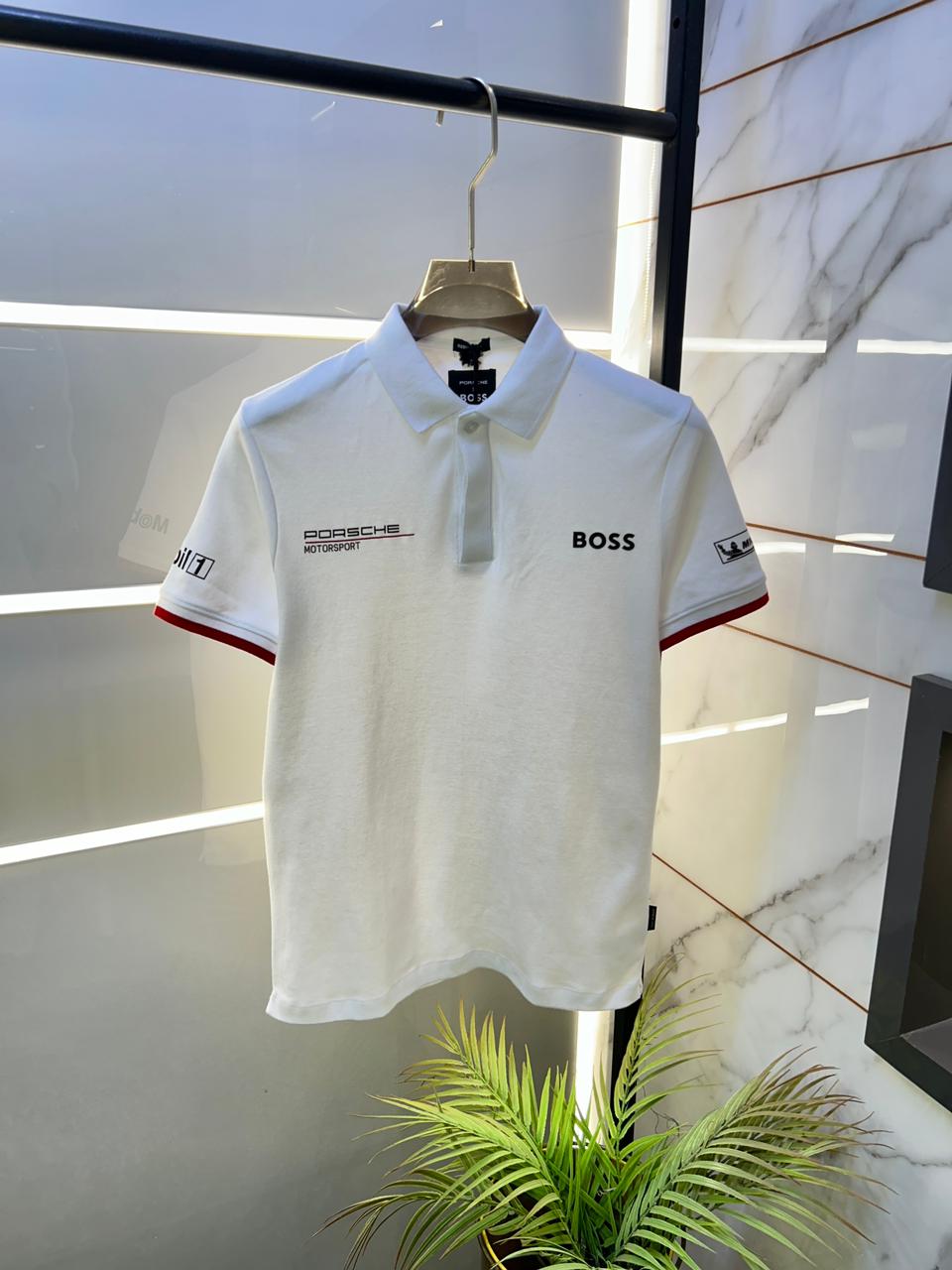 Boss x Porsche Polo T-shirt White