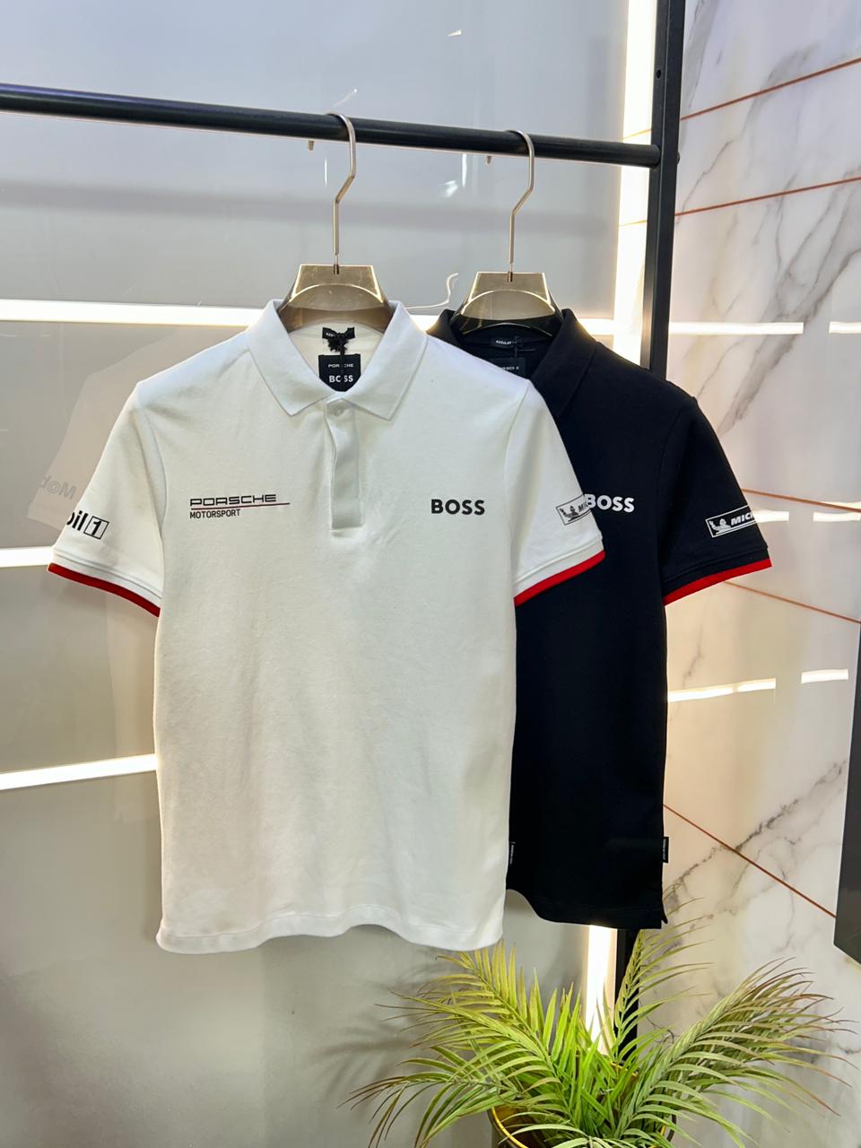 Boss x Porsche Polo T-shirt White