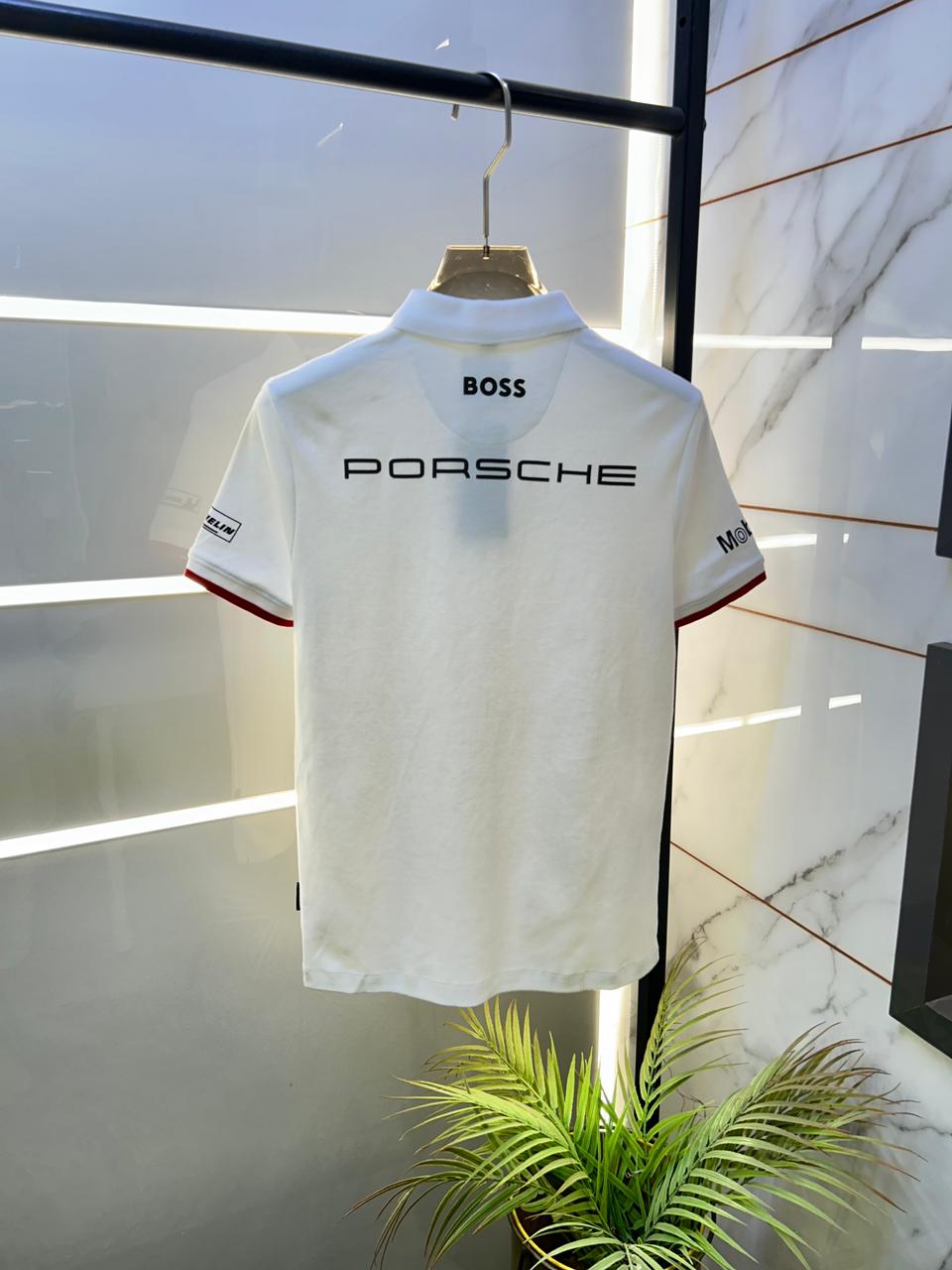 Boss x Porsche Polo T-shirt White