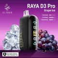 elfbar raya d3 pro 30k Puffs grape ice