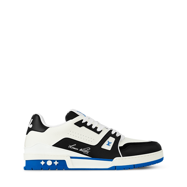 Louis Vuitton Lv Trainer White Blue Fix