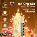 ice king pro 40k puffs peach mango watermelon