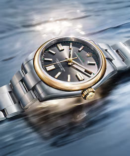 Rolex Oyster Perpetual Silver Gold Grey 2026