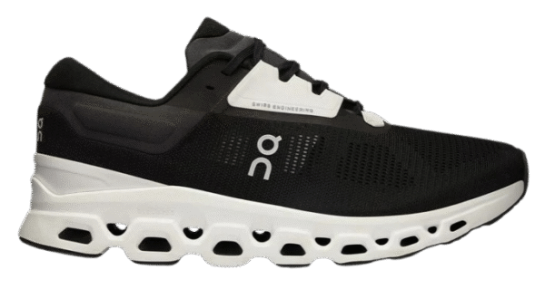 On Cloud Stratus V3 Black White Running Shoes