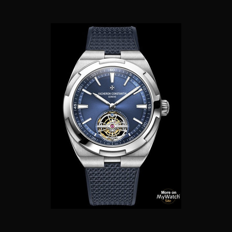 Vacheron Constantin Overseas Tourbillion Blue Silver Semi ETA