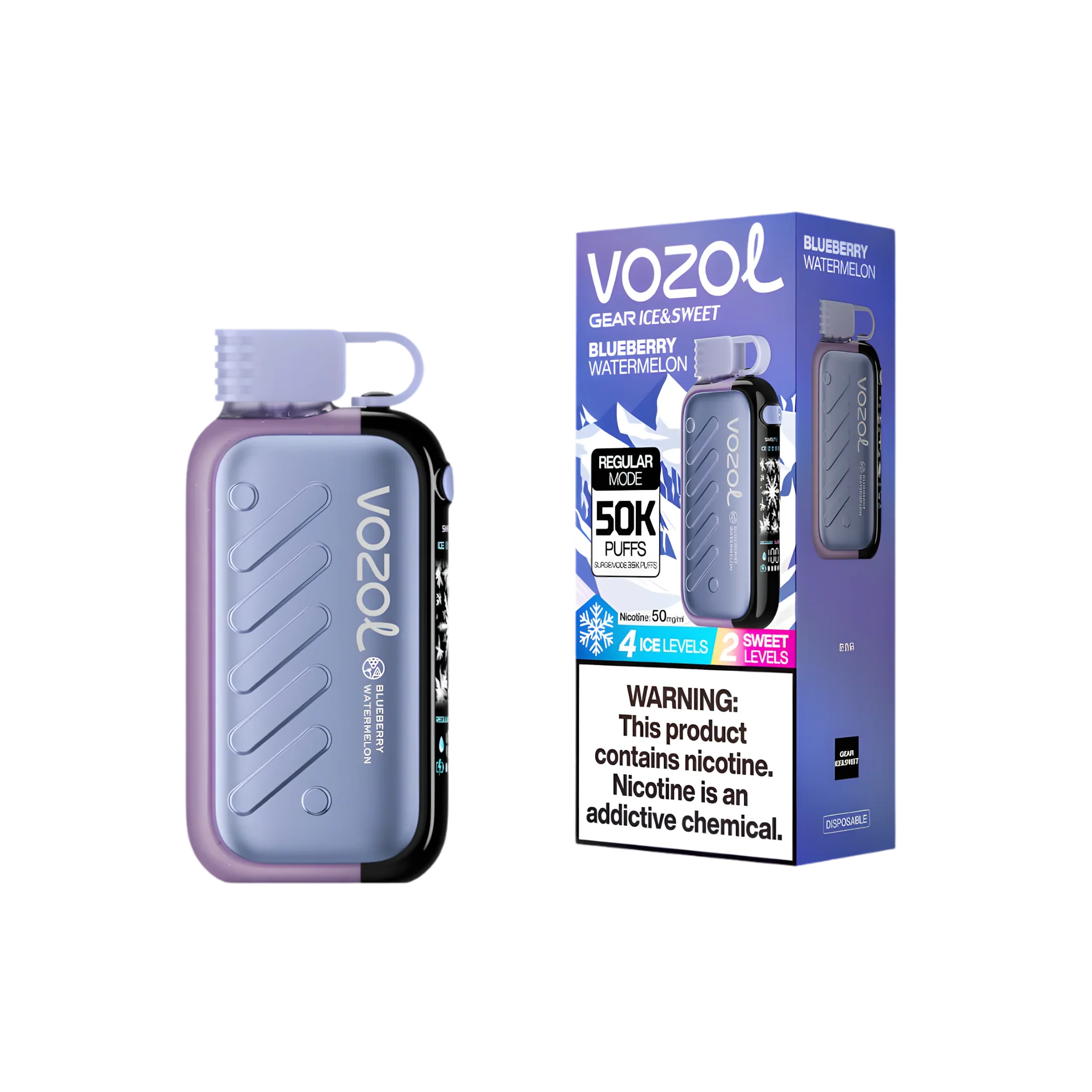 vozol gear 50000 puffs Blueberry Ice